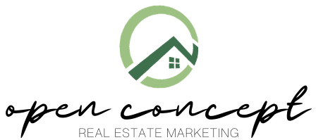 Open Concept Studios Real Estate Marketing Logo